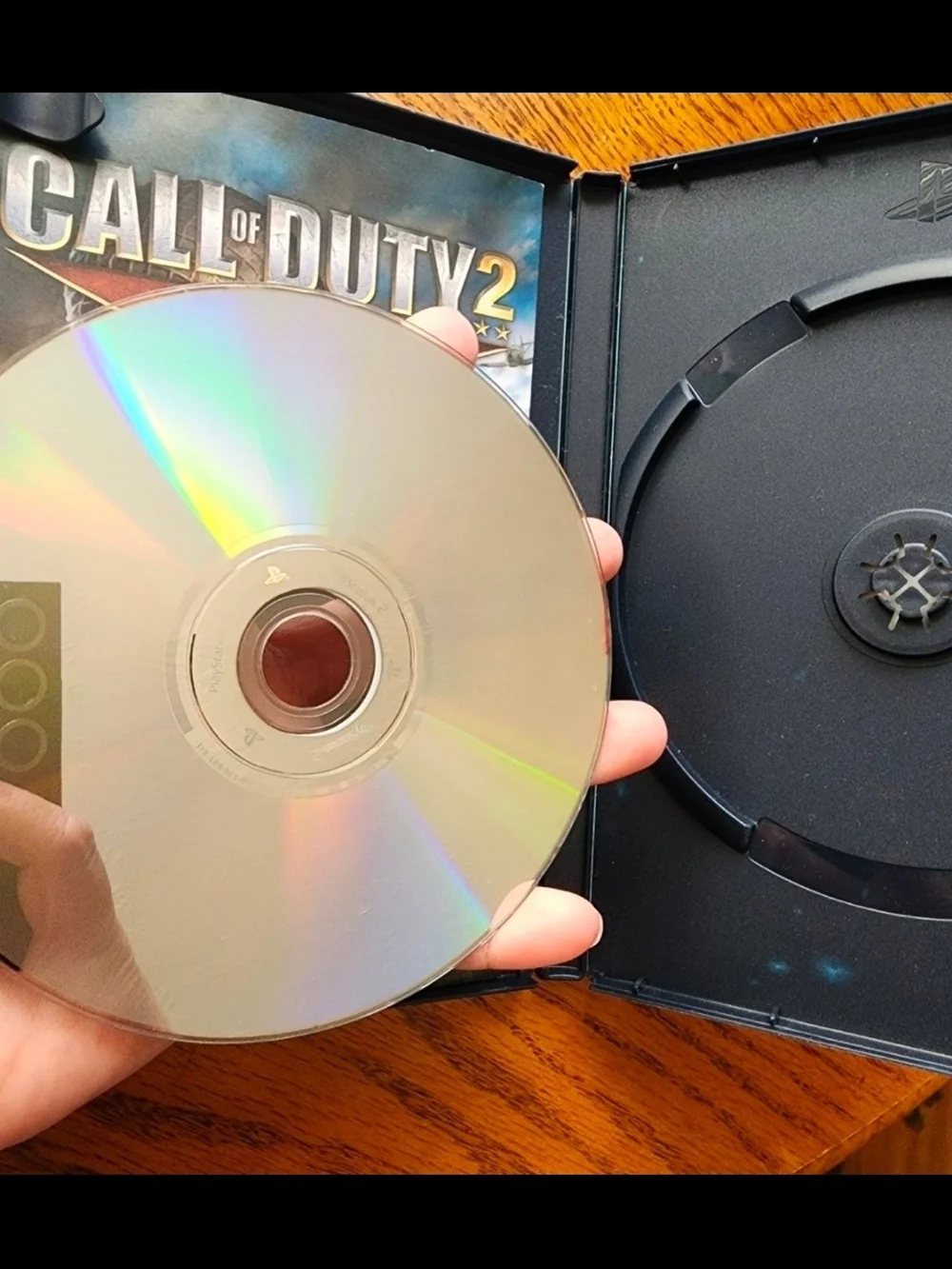 Sony PlayStation 2 Call of Duty 2: Big Red One - Black & Red Cover